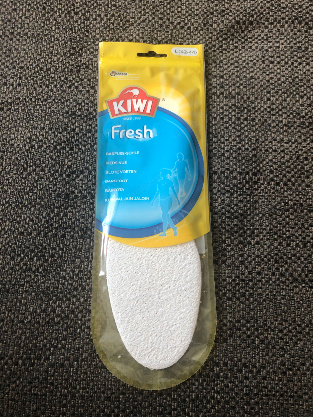 Kiwi Fresh Barfuß-Sohle Gr. 42-44