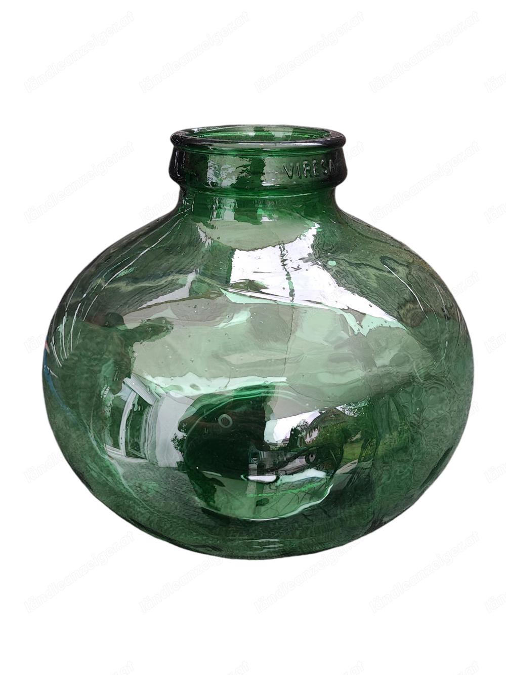 Viresa Ballonflasche   Vase mundgeblasen