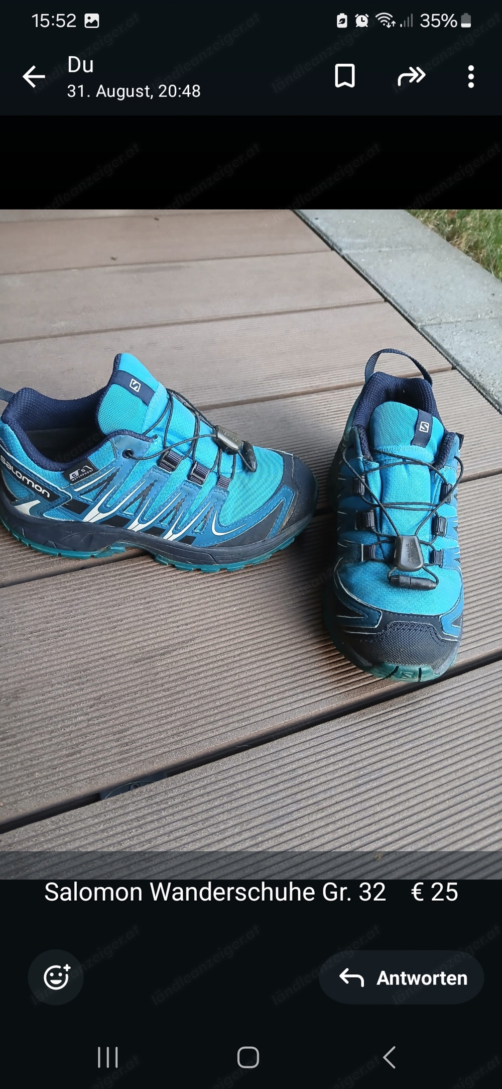 Salomon Wanderschuhe Gr. 32