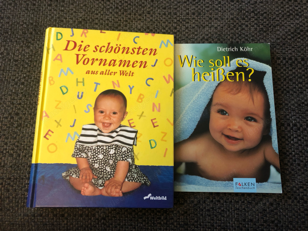 2 Bücher: Baby-Vornamen