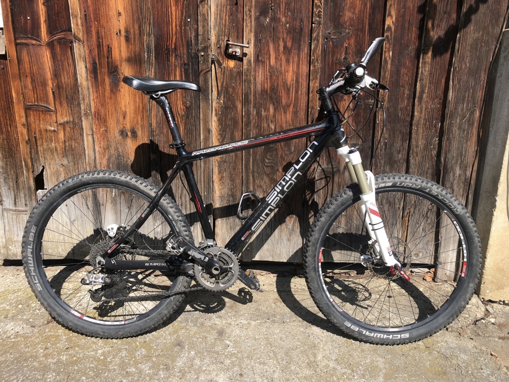 Simplon  Razorblade Carbon MTB Mountainbike 26' syntaceF129 Magura Bremsen Schaltung sram x-0 Feder