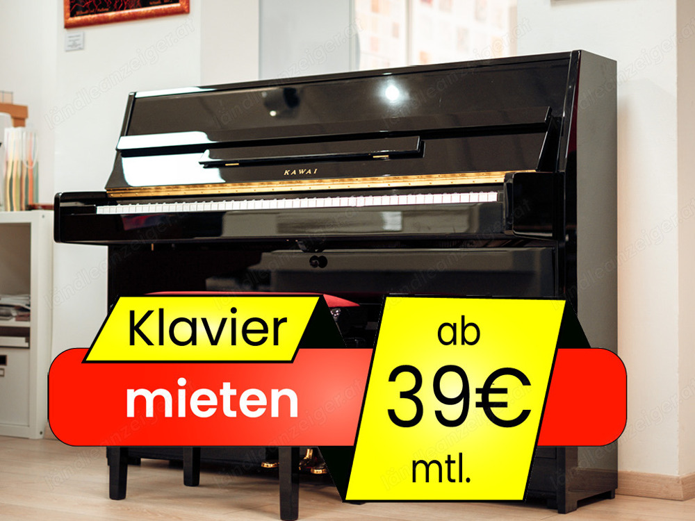 Kawai Klavier für  39,-- monatliche Miete* TOP ANGEBOT*