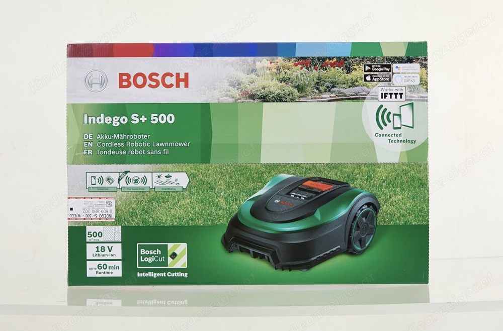 Bosch Indego S+ 500 Mähroboter mit Appfunktion