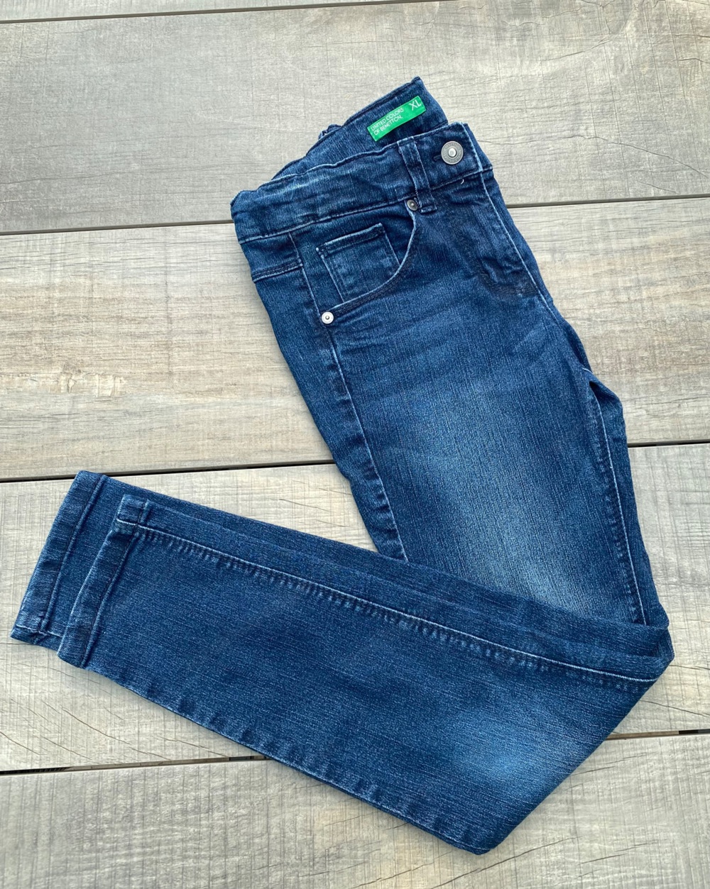 Jeans Skinny Mädchen Gr 150, Benetton