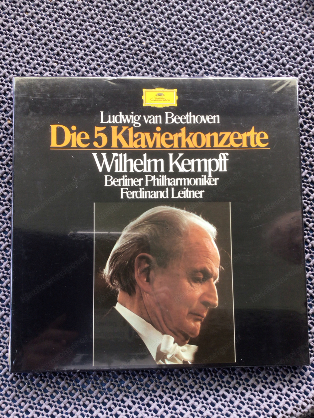 Schallplatten 4 LPs Die 5 Klavierkonzerte Ludwig van Beethoven Wilhelm Kempff