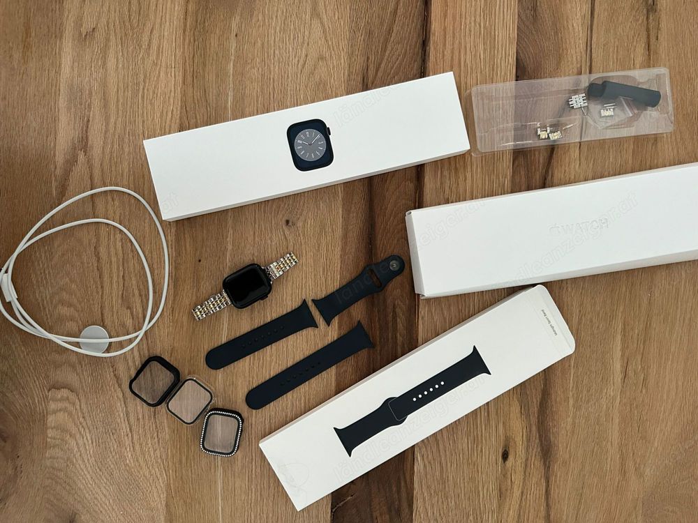 Apple watch series 8 41 mm ,gps + cellular  midnight