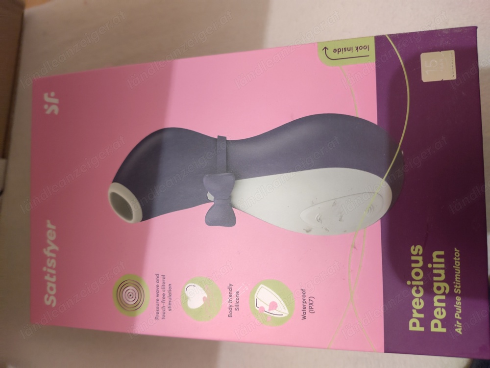 Precious Penguin Air pulse stimulator satisfyer original verpackt