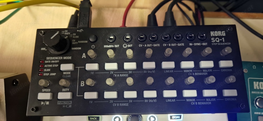 Korh Sq1 Analoger Sequencer und Midi zu Cv-Konverter