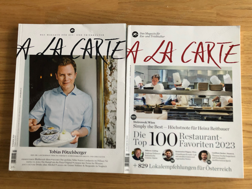 A la carte, 2 Zeitschriften