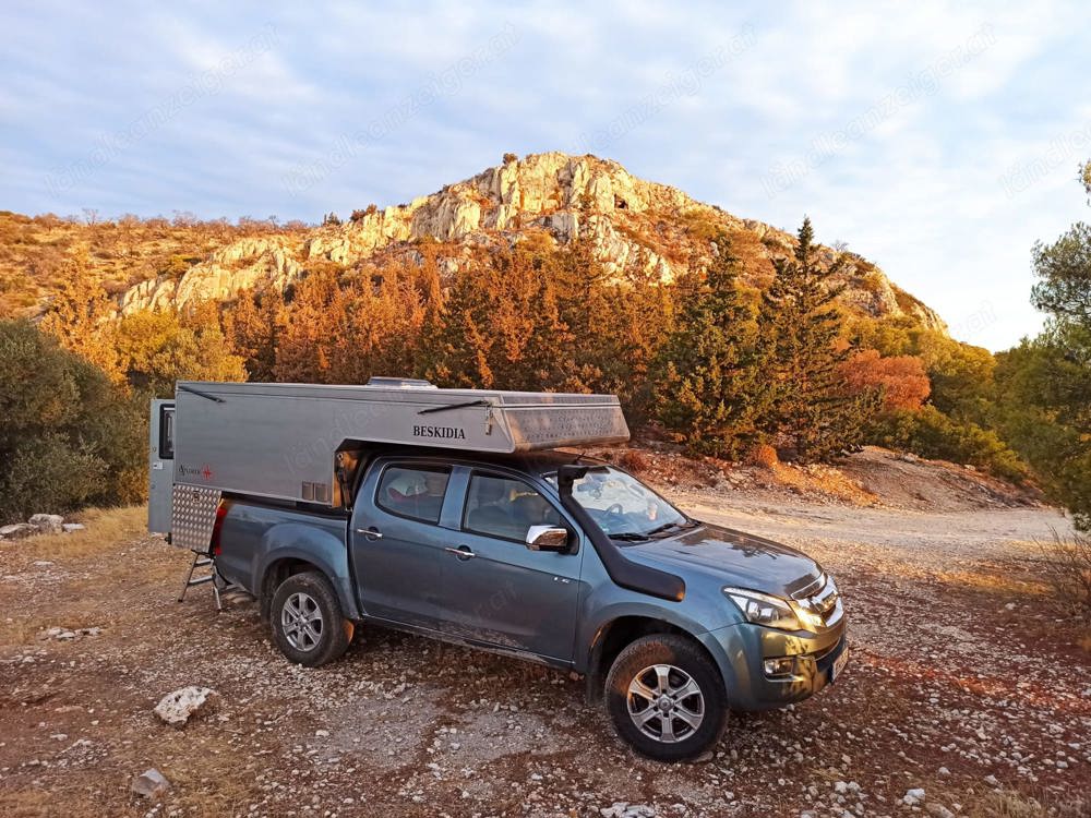 4x4 Camper, Isuzu D-MAX aufgelastet auf 3,5t mit einzigartiger Wohnkabine