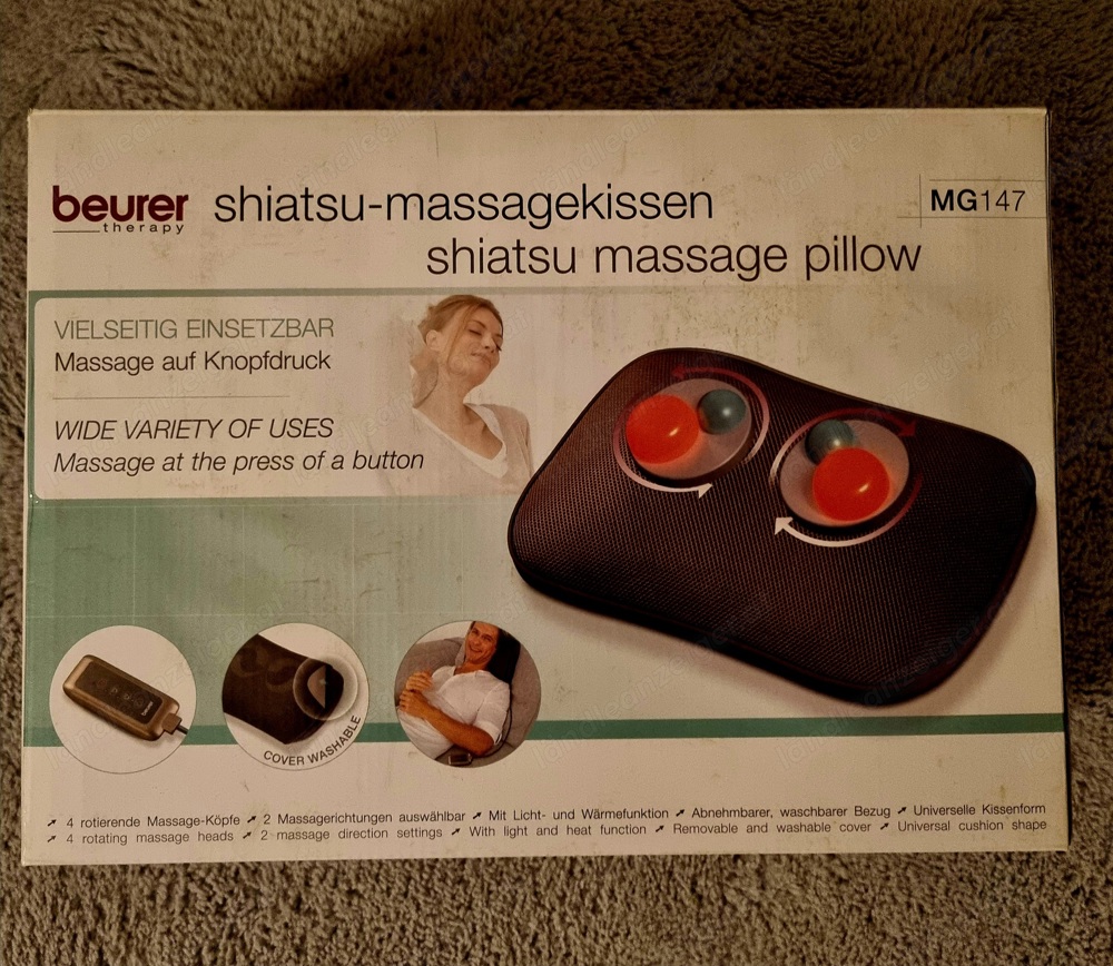  Als Weihnachtsgeschenk geeignet: Beurer Massagekissen NEU 