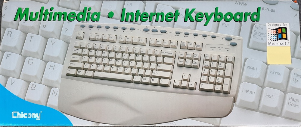 PC Tastatur "Multimedia + Internet Keyboard"