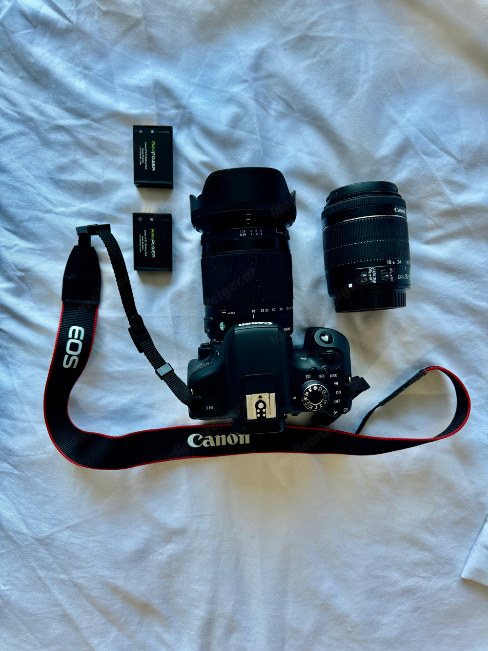 Canon 750D mit 2 Objektiven