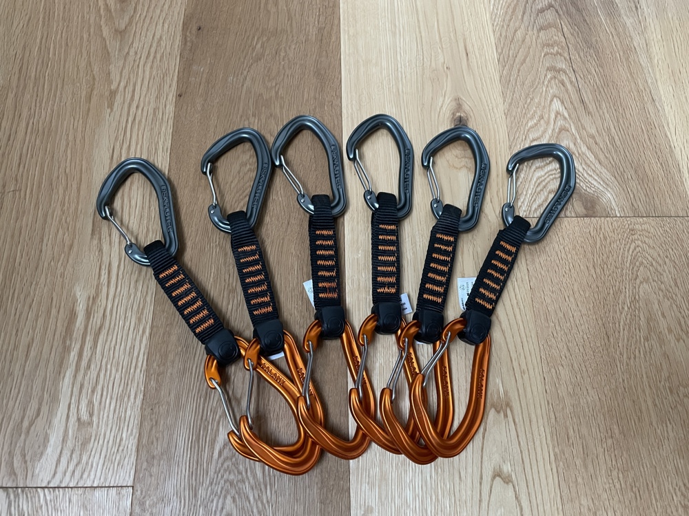 Expresskarabiner Skylotec Falanx Wire 6 Stück