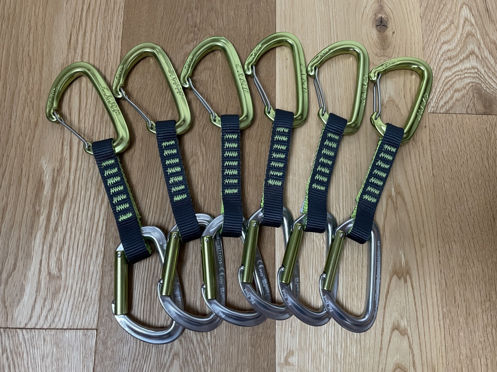 Expresskarabiner Camp Orbit Wire 6 Stück