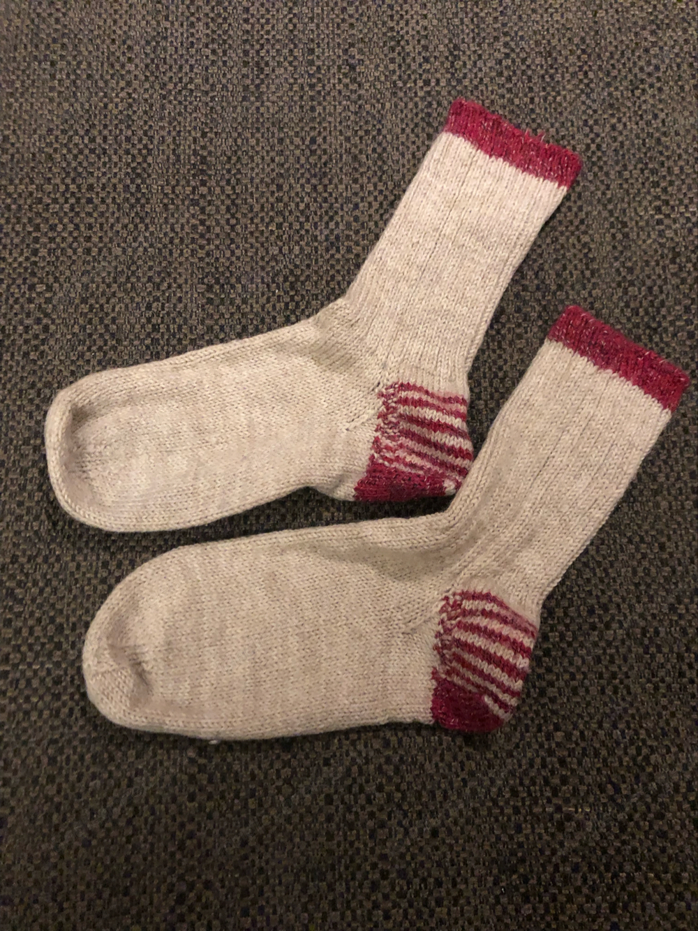 handgestrickte Socken Gr. 39-41