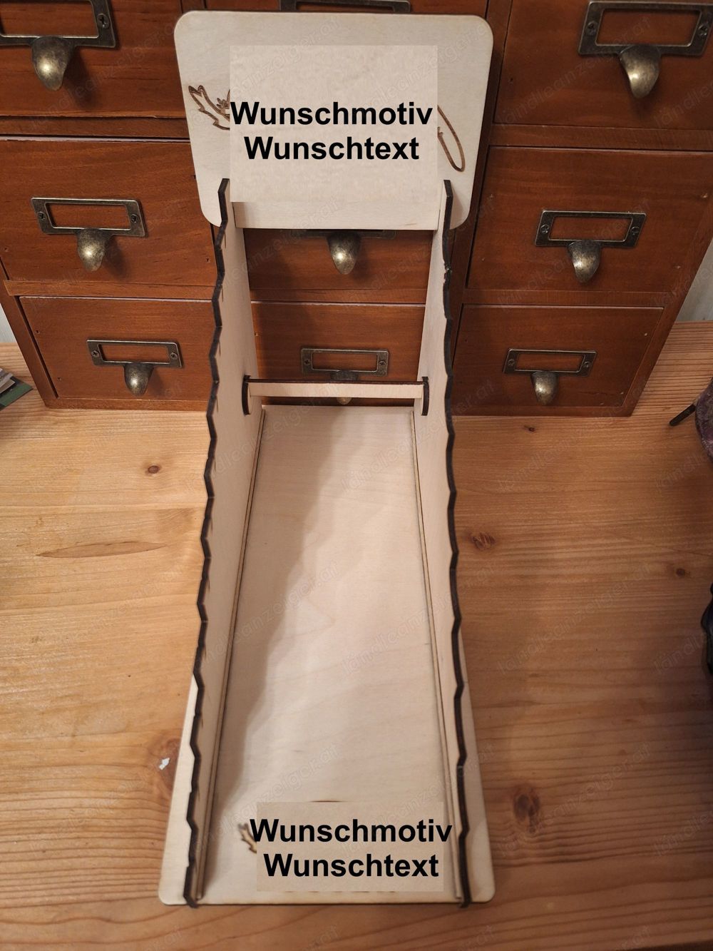 Messer Ständer Display Halter Organizer Messersteller Aufsteller Holz für 11 Taschenmesser gelasert