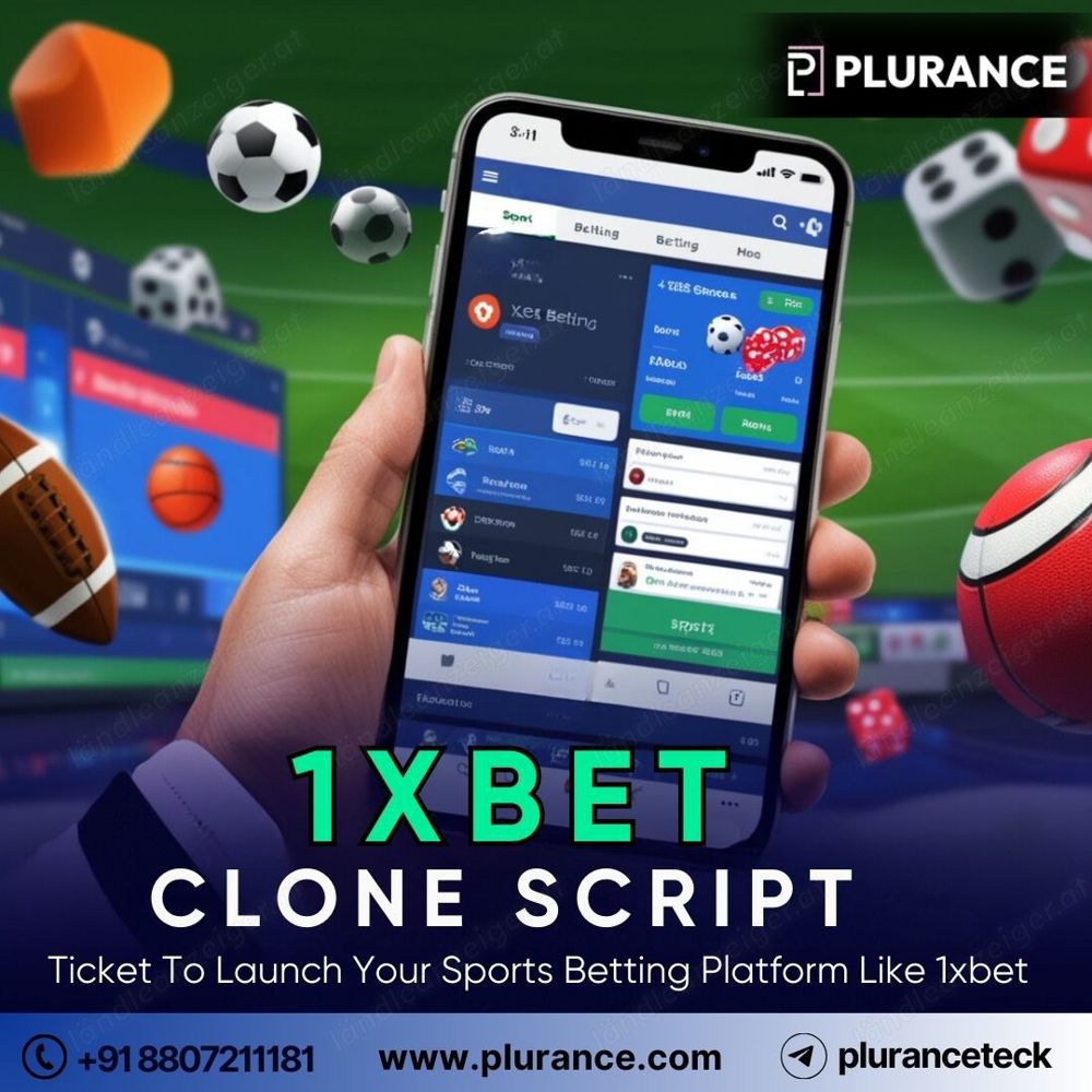 Bet on Plurance's 1xbet clone script to start your sports betting venture