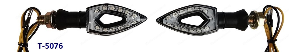 Blinker komplett vorne   hinten weiß Universal LED (2 Stück)