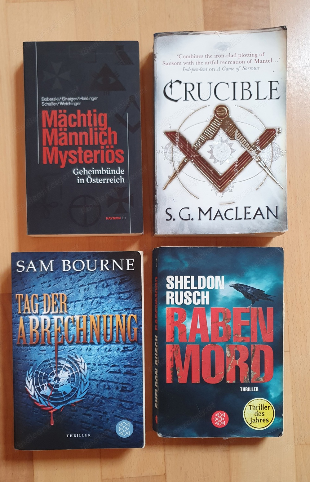 Buchpaket Thriller Sachbuch