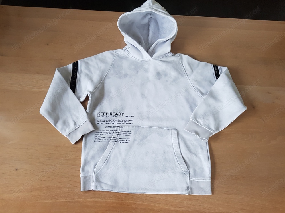 Cooler Sweat-Kapuzenpulli Gr. 152 für Jungs, neuwertig