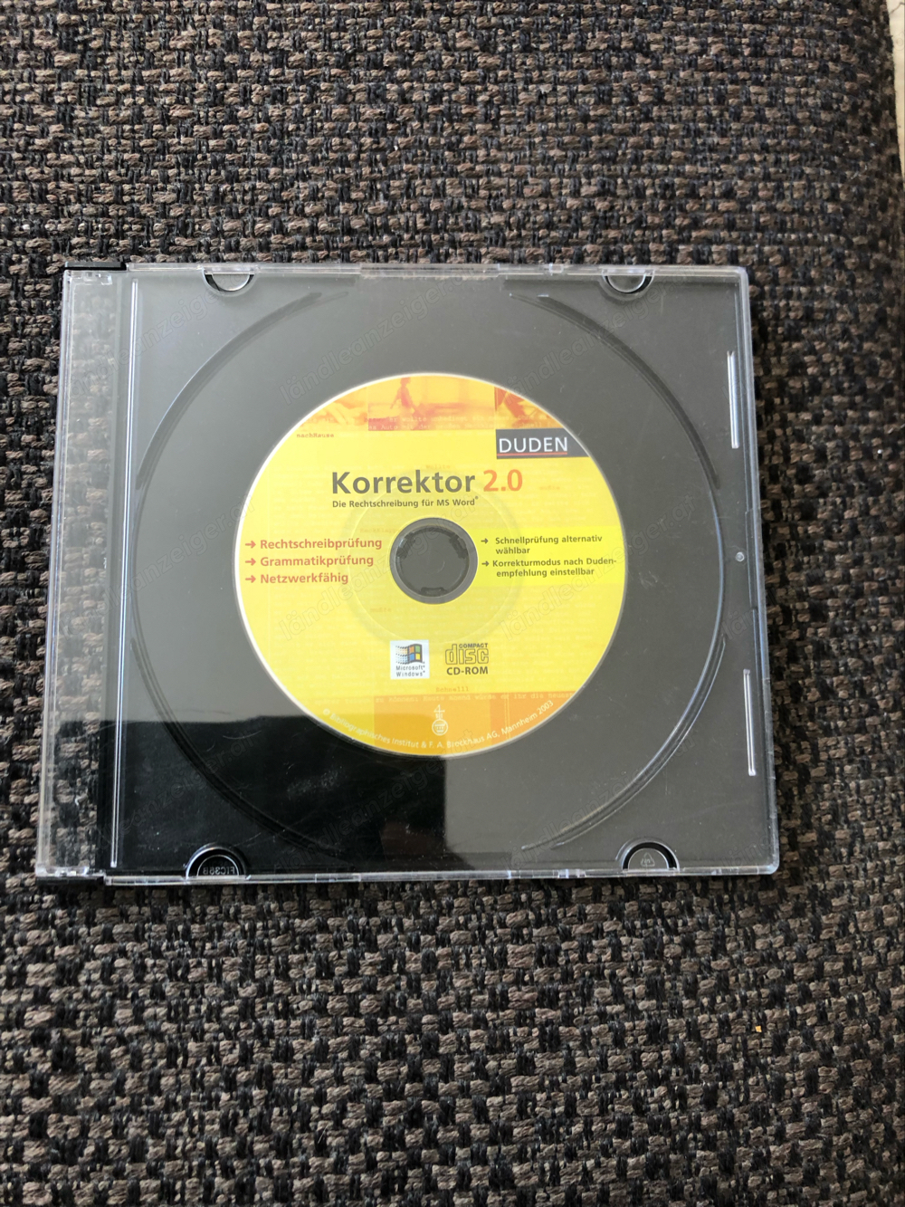 CD-Rom klein: Duden Korrektor 2.0