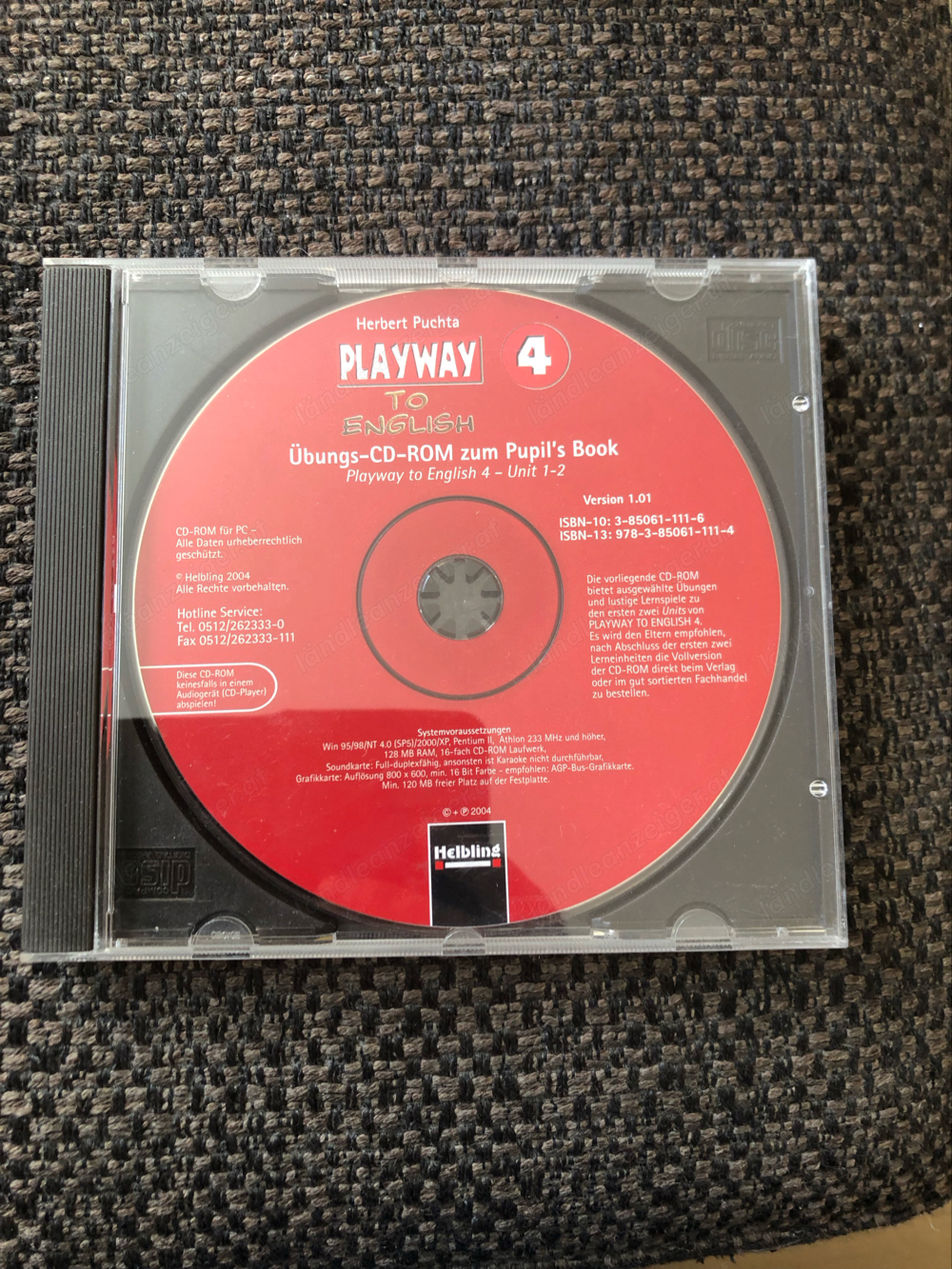 CD-Rom: Playway to English 4 - Übungen