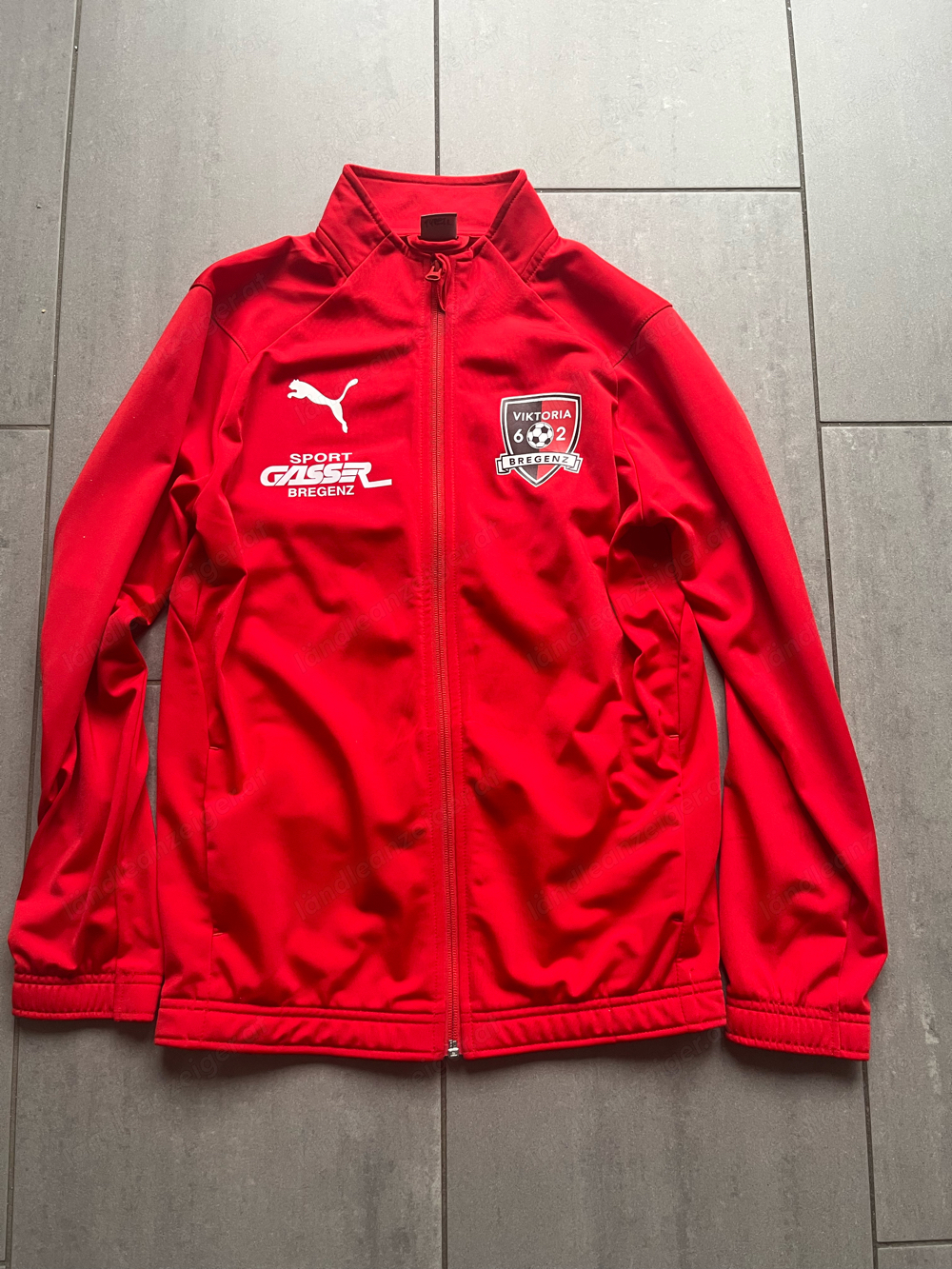 Puma Sportjacke rot 164