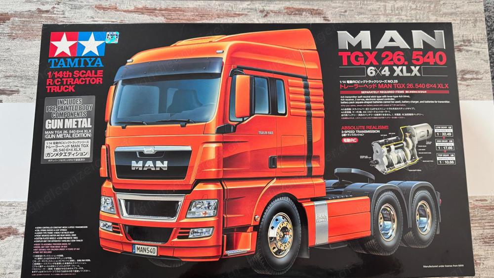 Tamiya 56346 MAN TGX 26.540 Bausatz GunMetal Edition