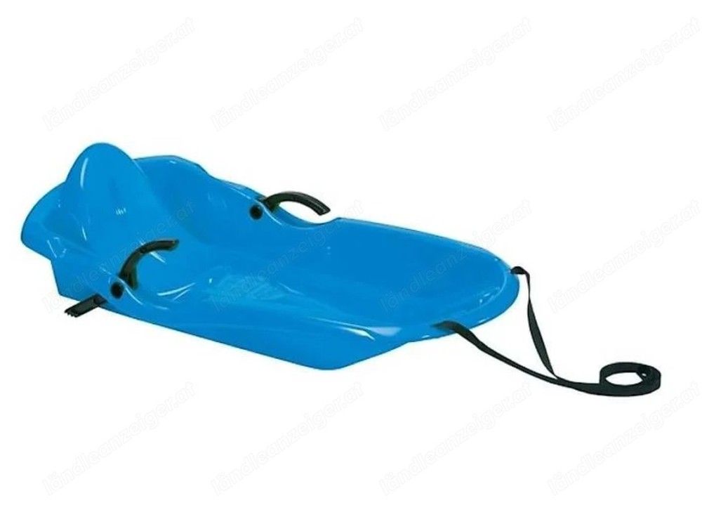 Schlitten Rodel Bob für Kinder Kinderbob Kinderschlitten blau NEU