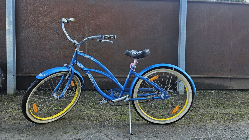 Hawaii Damen Beachcruiser in Blau