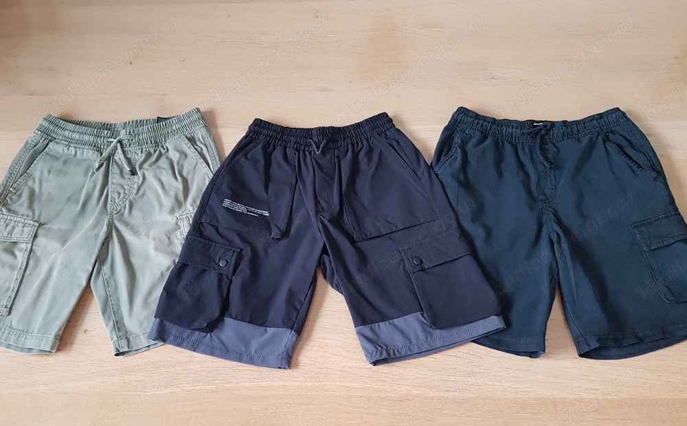 3 Jungen-Shorts im Paket Gr. 134,140 neuwertig