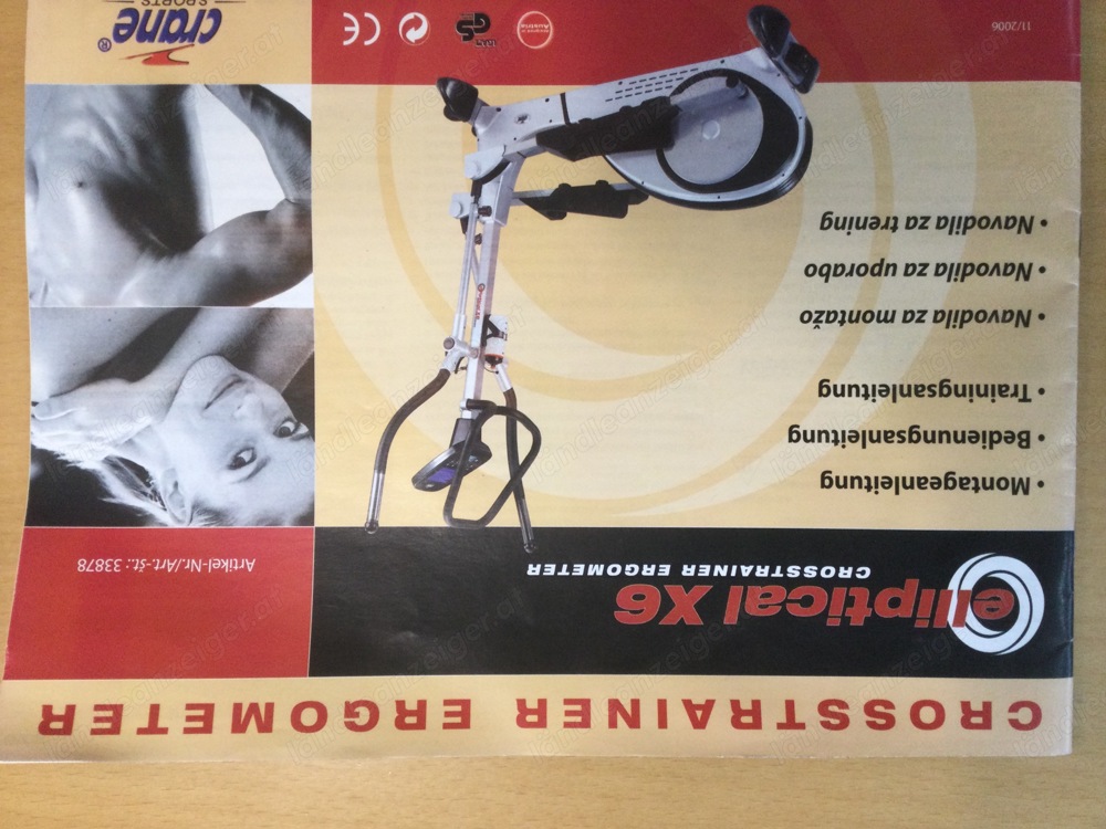 Crosstrainer Ergometer elliptical X6 Crosstrainer Ergometer elliptical X6