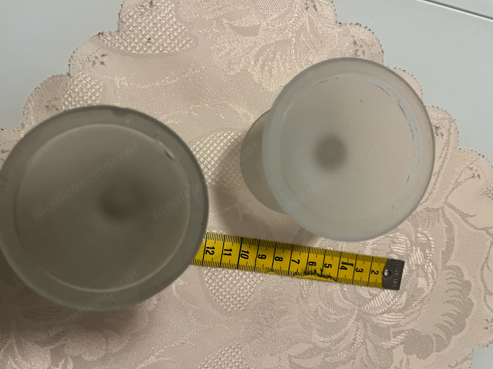 kerzenständer aus Milchglas