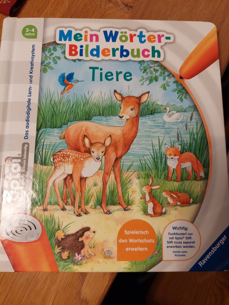 Tiptoi Mein Wörterbilderbuch Tiere