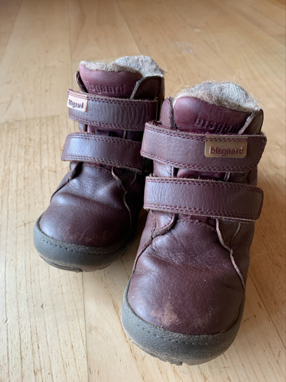 Bisgaard Winterschuhe Leder+Wolle, Größe 26