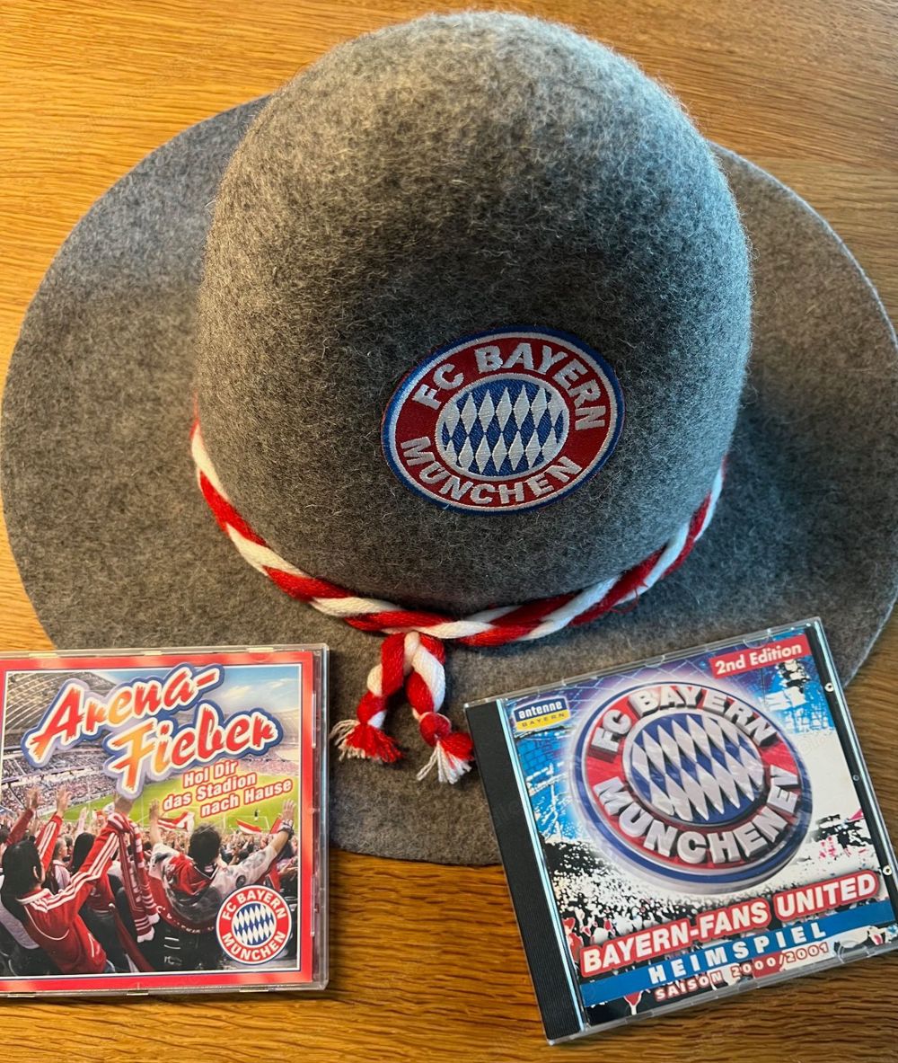 FC Bayern Fan-Filzhut inkl. 2 CDs FC Bayern Fan-Filzhut inkl. 2 CDs