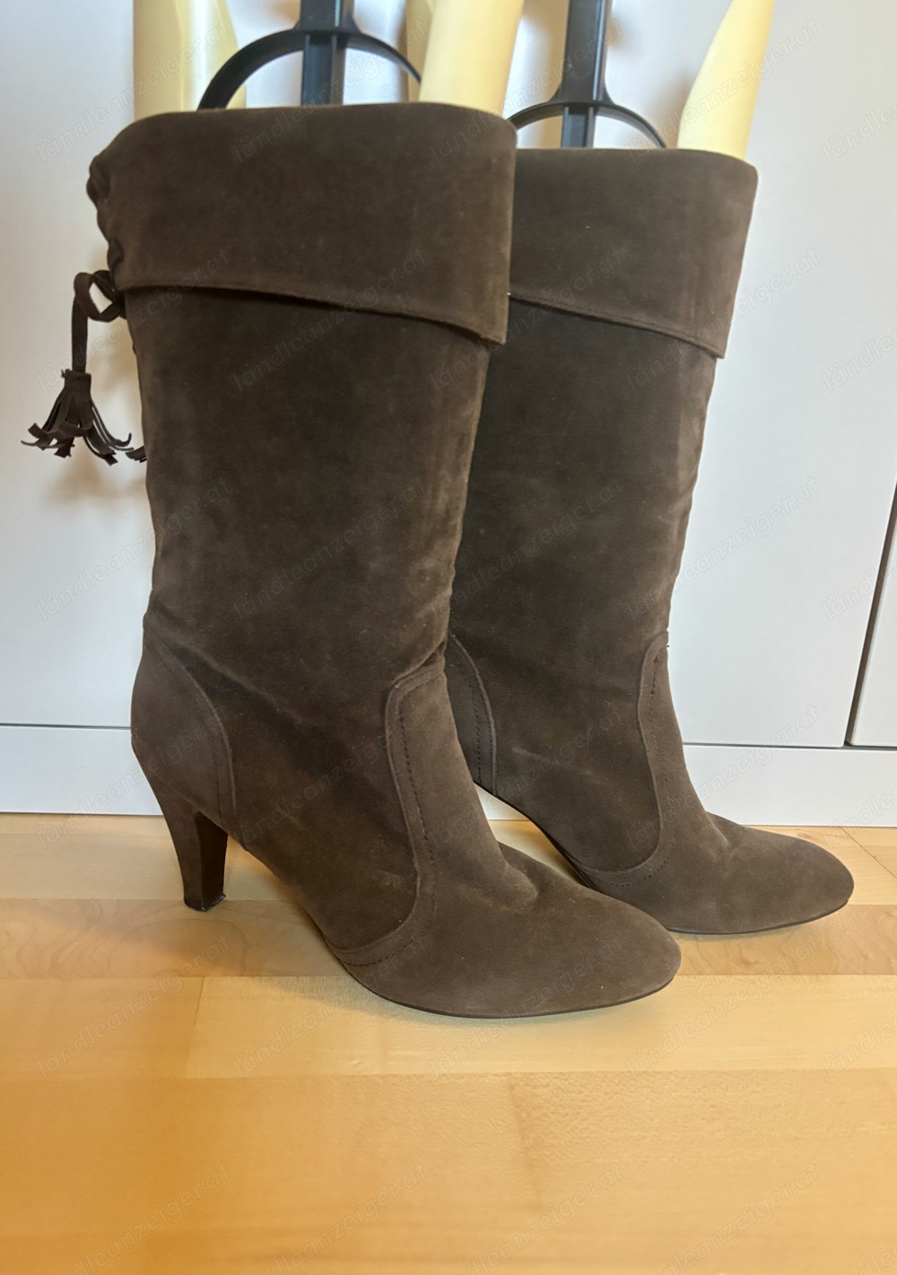 Damen Rauh Leder Stiefel