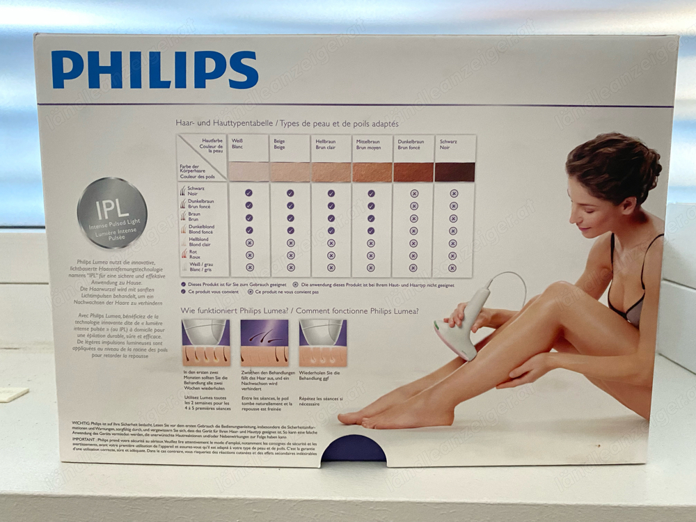 IPL Haarentfernungsgerät von PHILIPS