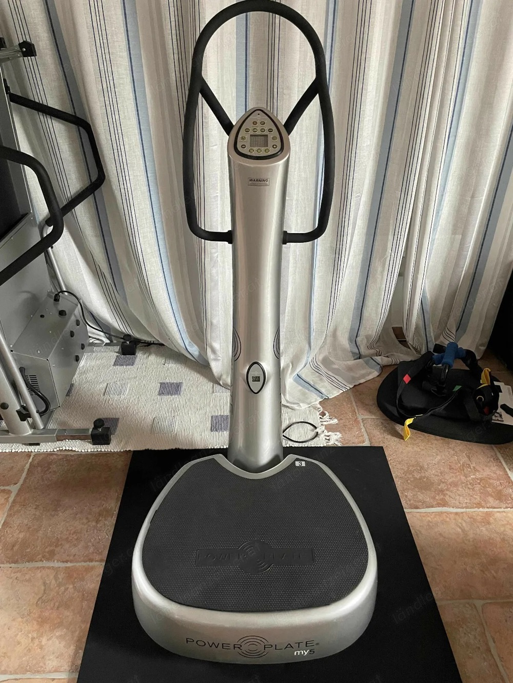 Power Plate my5, silber (2008), top Zustand