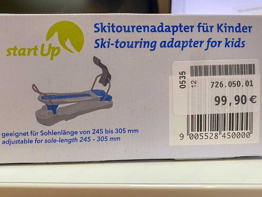 Skitourenadapter für Kinder