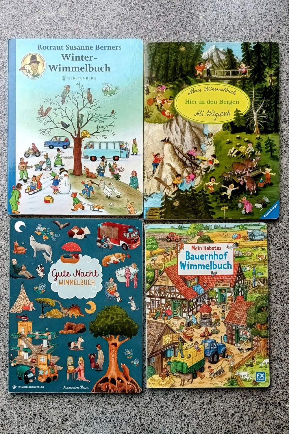 4 große Wimmelbücher