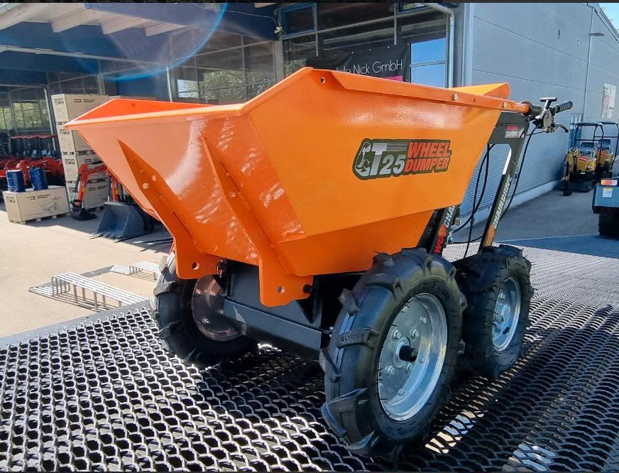 Minidumper - Raddumper - Motorschubkarre - Allrad -Vorführgerät