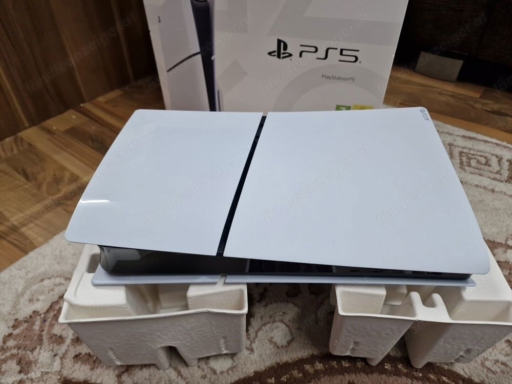 Sony PS5 Slim Digital 1TB Spielekonsole, OVP,