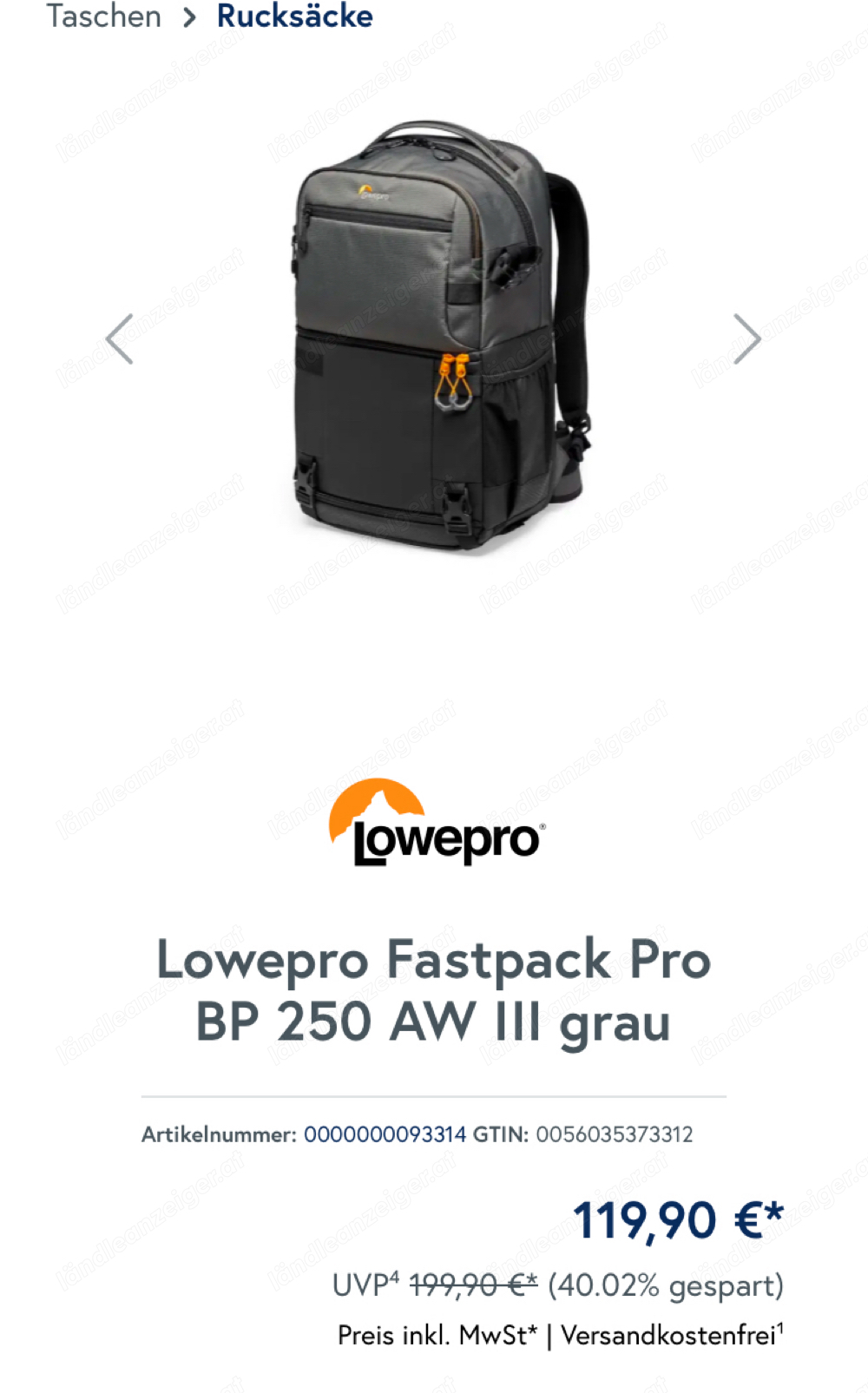 Rucksack Foto Lowepro