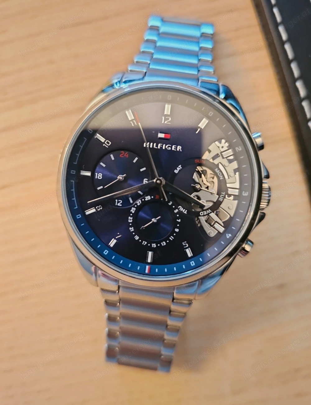 Tommy Hilfiger 44mm Edelstahl Uhr