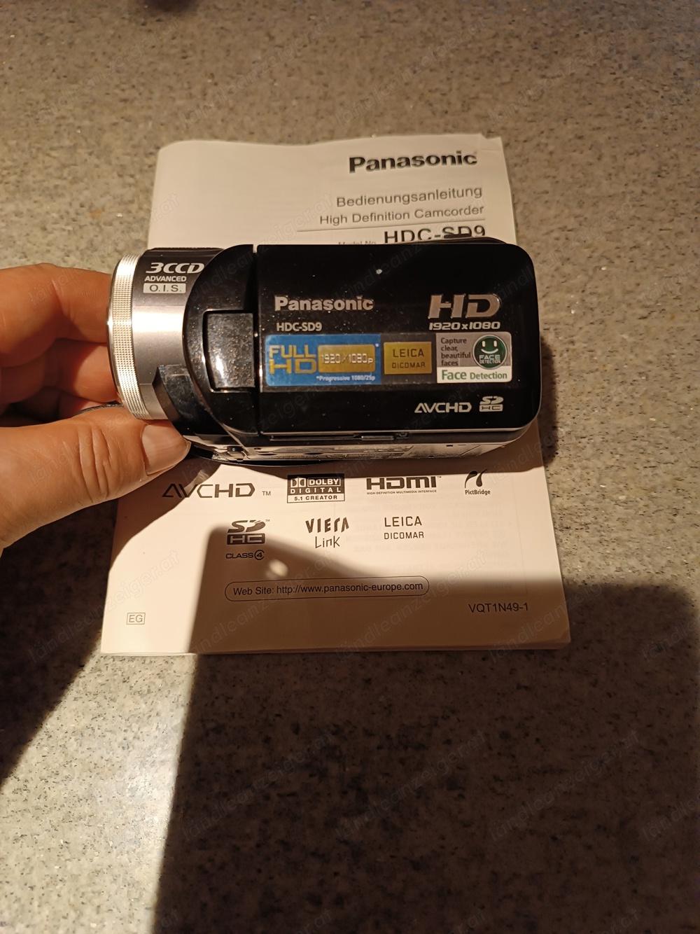 Panasonic HDC-SD9 Video Kamera 