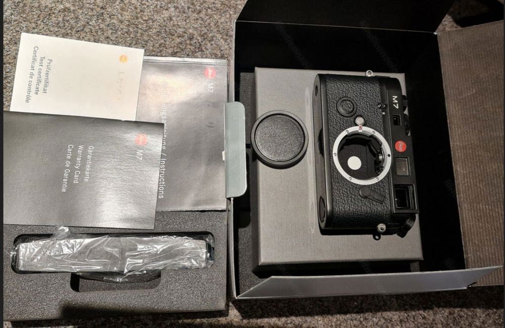 Leica M7 0,72 Messsucher Kamera OVP