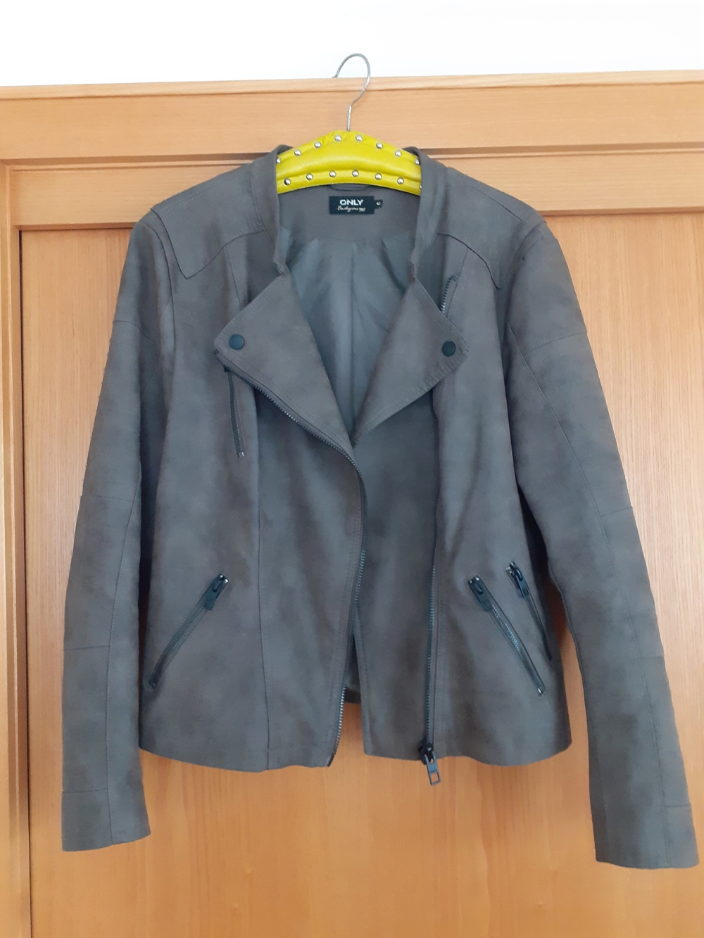 Damen Jacke Lederimitat