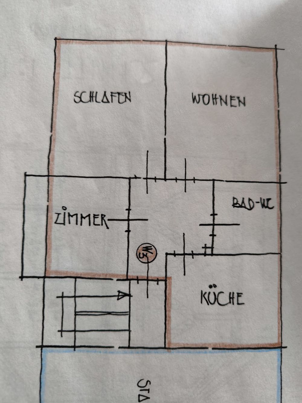 3 zimmerwohnung in Klaus